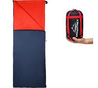 MOUNTREX® Saco de dormir - Tamaño pequeño y ultraligero (730 g) - Saco de dormir de verano - Camping Viaje Festival - Acoplable