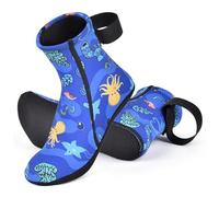 MOUNTTU Calcetines de Buceo de Neopreno con Aislamiento térmico para niños, Antideslizantes y antiarañazos, Ideales para Buceo, esnórquel, Surf y Deportes acuáticos.