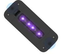 MOUNTTU Luz UV para reparación de Parabrisas. Luz UV LED a batería para curado de Resina con Ventosa e Interruptor de botón. Reparación de Grietas en Parabrisas sin batería. para de par