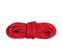 Mountval Cordones, cordones de zapatos de alto rendimiento para caminatas y botas de exterior, ultra fuertes, 1 par (180 cm - 72 inch - 7 a 9 pares de ojales / 3184 - Rojo con Gris Oscuro)
