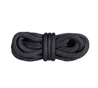 Mountval Cordones, cordones de zapatos de alto rendimiento para caminatas y botas de exterior, ultra fuertes, hechos en Europa, 1 par (90 cm - 36 inch - 5 a 6 pares de ojales / 91 - Negro)