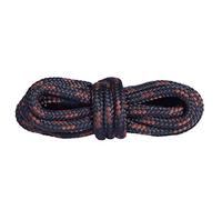 Mountval Cordones, cordones de zapatos de alto rendimiento para caminatas y botas de exterior, ultra fuertes, 1 par (180 cm - 72 inch - 7 a 9 pares de ojales / 9176 - black with brown)
