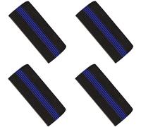 Mourning Bands For Badges - Thin Blue Line Elastic Mourning Bands - Funeral Honor Bands - 4 Pack
