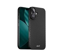 Mous Funda Delgada para iPhone 17 6.3 Pulgadas, Compatible con MagSafe - Super Thin - Carcasa Ultrafina Magnética para iPhone 17, Fibra de Carbono, Negra