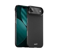 Mous Funda Delgada para iPhone Air 6.5 Pulgadas, Compatible con MagSafe - Super Thin - Carcasa Ultrafina Magnética para iPhone 17 Air, Fibra de Carbono, Negra