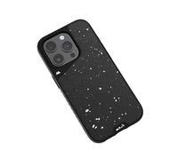 Mous Funda para iPhone 15 Pro MAX con MagSafe - Limitless 5.0 - Tela Negra salpicada - Carcasa iPhone 15 Pro MAX Case - Case Antigolpes