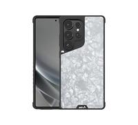 Mous Funda para Samsung Galaxy S25 Ultra compatible con MagSafe - Limitless 6.0 - Acetato blanco - Funda protectora a prueba de golpes para teléfono