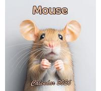 Mouse Calendar 2026: 12 Months Organizer From January to December