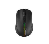 MOUSE COOLBOX WIRELESS GAMING W01 USB 1600 DPI RGB BLACK