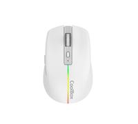 MOUSE COOLBOX WIRELESS GAMING W01 USB 1600 DPI RGB WHITE