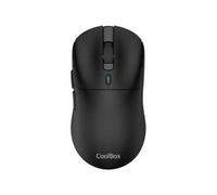 Mouse Coolbox Wireless W03-B 2.4ghz 10000dpi 7 Botones Bateria 300mah Negro