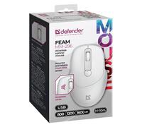 Mouse defender feam mm-296 rf silent white