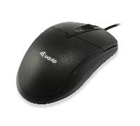 Equip Ratón Life 2 botones óptico USB 1000 DPI Negro