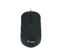 Equip Ratón Life Comfort Óptico USB 1600 DPI 4 botones Negro