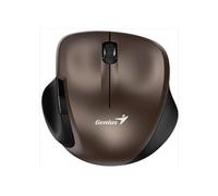 Genius Ratón inalámbrico Ergo 8200S diseño ergonómico, clic silencioso marrón (chocolate)