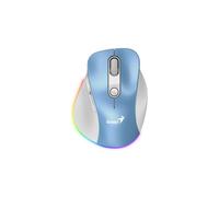 Mouse Genius inalámbrico Bluetooth recargable Mini Ergo 9000S Pro Azul