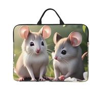 Mouse In Love - Bolsa para portátil de 14 pulgadas con forro a prueba de golpes y diseño portátil, adecuada para negocios y uso diario, color negro, talla única
