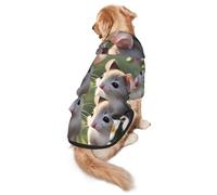 Mouse in Love S - Sudadera con capucha para perro, cálida y ligera, adecuada para que las mascotas lo usen en otoño e invierno