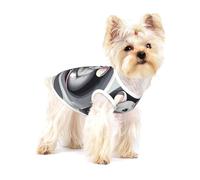 Mouse in the Hole - Chaleco de algodón con estampado completo para mascotas, ropa para perros y gatos, suave, elástico, transpirable, para mascotas