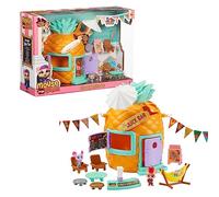 Mouse IN The House, Estuche de piña Bar de Jugo, con 3 Figuras de ratón exclusivas, Accesorios y Pegatinas Que Brillan en la Oscuridad, Juguetes para niños a Partir de 3 años, MUN05