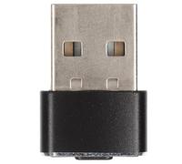 Mouse Jiggler USB Mouse Shaker con 2 modos Jiggler para la presentación de aleaciones de aluminio, adecuado para XP / 7/8/10, para OS X - Laptop para (Silver) (BLACK)