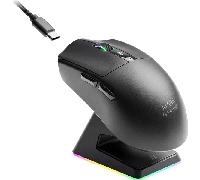 MOUSE MARS GAMING WIRELESS Y BLUETOOTH MMW-ELITE TRI-MODE 2.4GHZ BT 5.4 6 BOTONES 20000 DPI NEGRO