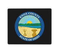 Mouse Mat, Condado De Knox, Ohio Gaming Mouse Pad Bordes Cosidos Alfombrilla Ratón Ergonómico Alfombrilla Gaming para Ratón Laptop 25X30Cm