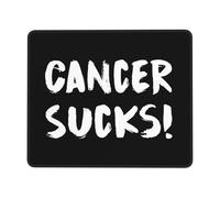 Mouse Mat, El Cáncer Apesta Mousepad Antideslizante Alfombrilla Raton Portátil Gaming Mouse Pad para Oficina Juegos 25X30Cm