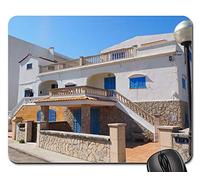 Mouse Mat, Inicio Casa De Vacaciones Mallorca Bahía De Pollensa Es Clot Alfombrilla Ratón Antideslizante Gaming Mouse Pad Antideslizante Alfombrilla Raton para Pc Jugadore 25X30Cm