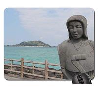 Mouse Mat, Isla Jeju Mar Isla Jeju Cielo Olas Hallym-Eup Alfombrilla Ratón Antideslizante Tapete De Juego Professional Alfombrilla Gaming para Ordenador Jugadore 25X30Cm