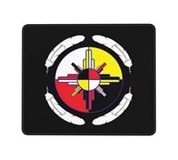 Mouse Mat, Rueda Medicinal De Los Nativos Americanos Alfombrilla Gaming Professional Alfombrilla De Ratón Portátil Alfombrilla Raton Para Ratón Laptop 25X30Cm