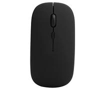 Mouse Negro Inalámbrico Bluetooth 5.0 Silent Office para OS X/Mi Laptop Tablets Mute Ligero Y Portátil Conveniente Y Práctico Adecuado para la Oficina Y la Familia