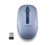 MOUSE NGS WIRELESS FOG DUAL BLUE BLUETOOTH 5.2 2.4GHZ MULTIDISPOSITIVO 1600DPI SILENCIOSO COLOR AZUL