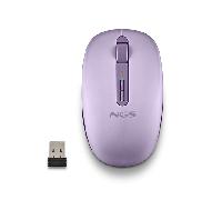 MOUSE NGS WIRELESS FOG DUAL PURPLE BLUETOOTH 5.2 2.4GHZ MULTIDISPOSITIVO 1600DPI SILENCIOSO MORADO