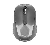 MOUSE NGS WIRELESS HAZE 800/1600DPI 2.4GHz NANO RECEPTOR USB COLOR GRIS/NEGRO HAZEGRAY