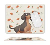 Mouse Pad Amo A Mis Perros Salchichas Suave Alfombrilla Escritorio Portátil Accesorios Ordenador para Hogar Oficina Computadora 25X30Cm