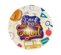 Mouse Pad Artículos para La Vuelta Al Cole Y Otros Materiales De Aprendizaje 5 Alfombrilla De Escritorio Duradero Alfombrilla De Ratón Lavable Mousepad para Pc Oficina Ordenador 20X20 Cm
