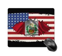 Mouse Pad Bandera De La Amistad De Los Peruanos Suave Alfombrilla Escritorio Duradera Gaming Tapete para Hogar Ordenadores Pc 25X30Cm