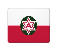 Mouse Pad Bandera del Sexto Ejército De Los Estados Unidos Suave Alfombrilla Gaming Bordes Cosidos Gaming Tapete para Portátil Accesorio Gaming 10X12In