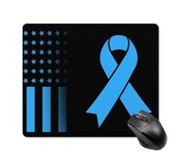 Mouse Pad Concientización sobre La Prevención Infantil Duradera Gaming Tapete Suave Protector Escritorio para Oficina Escritorio Trabajo 25X30Cm