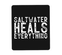 Mouse Pad El Agua Salada Lo Cura Todo Lavable Protector Escritorio Portátil Alfombrilla Escritorio para Oficina Pc Escritorio 25X30Cm
