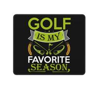 Mouse Pad El Golf Es Mi Estación Favorita Duradera Alfombrilla Escritorio Lavable Accesorios Ordenador para Ordenadores Oficina Pc 25X30Cm