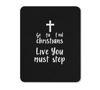 Mouse Pad Encuentra Vive Debes Pisar A Jesús Lavable Alfombrilla Escritorio Portátil Gaming Tapete para Pc Computadora Ordenadores 25X30Cm