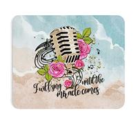 Mouse Pad, Fe Cristianismo Inspiración Milagro Gaming Mouse Pad Multifuncional Alfombrilla De Ratón Para Juegos Antideslizante Tapete De Juego Para Trabajo Ordenador 25X30Cm