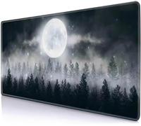 Mouse Pad Gaming Large Mouse Mat 700x300x2mm,Non-Slip Keyboard Mat with Stitched Edge,Washable Large Desk Pad,Extended Mousepad for Laptop,Office,Home(Luna de Plata)