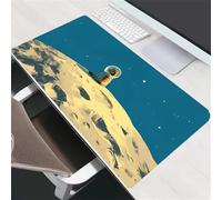 Mouse Pad Gaming Large Mouse Mat 700x400x3mm,Non-Slip Keyboard Mat with Stitched Edge,Washable Large Desk Pad,Extended Mousepad for Laptop,Office,Home(Luna Celeste)
