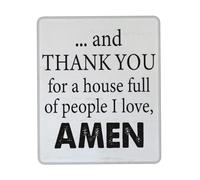 Mouse Pad Gracias por una casa Llena de Gente a la Que Amo (Religiosa)