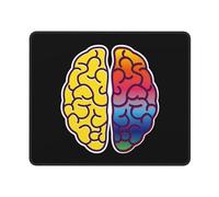 Mouse Pad Hemisferios del Cerebro Humano Portátil Alfombrilla Escritorio Impermeable Gaming Tapete para Ordenadores Juegos Escritorio 25X30Cm