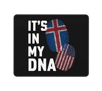 Mouse Pad Islandia Está En Mi ADN Suave Accesorios Ordenador Duradera Alfombrilla Escritorio para Escritorio Ordenadores Juegos 25X30Cm