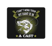 Mouse Pad No Puedo Usar Mi Mano Está Enyesada Lavable Alfombrilla Escritorio Portátil Accesorios Ordenador para Trabajo Oficina Pc 25X30Cm